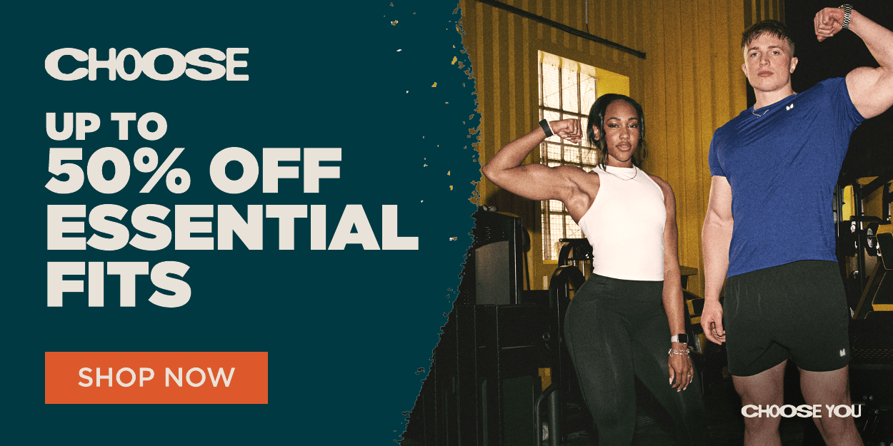 Up to 50% off essential fits