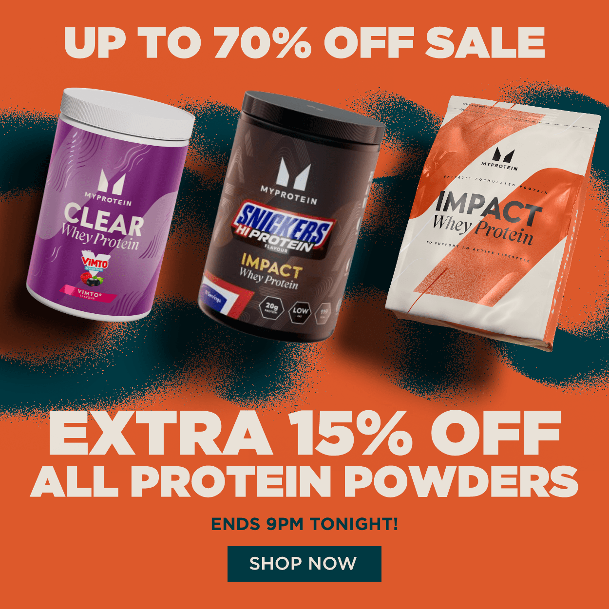 January Sale: up to 70% off + extra 15% off proteins