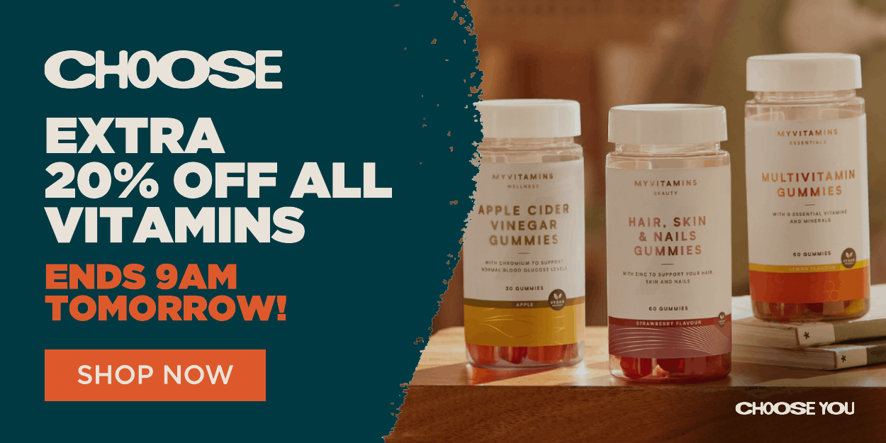 Extra 20% off vitamins