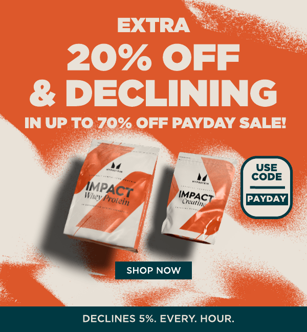 DECLINING DISCOUNT. USE CODE PAYDAY.