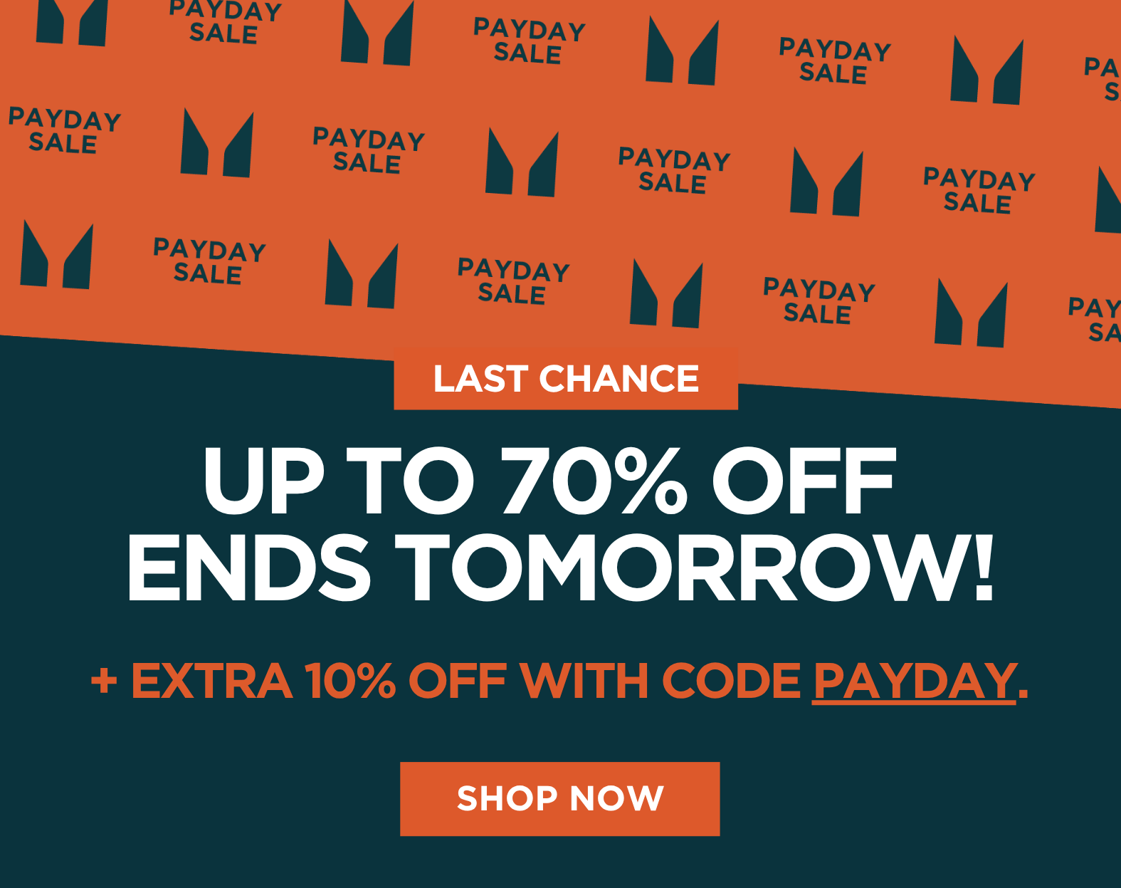 UP TO 70% OFF + extra 20% off
