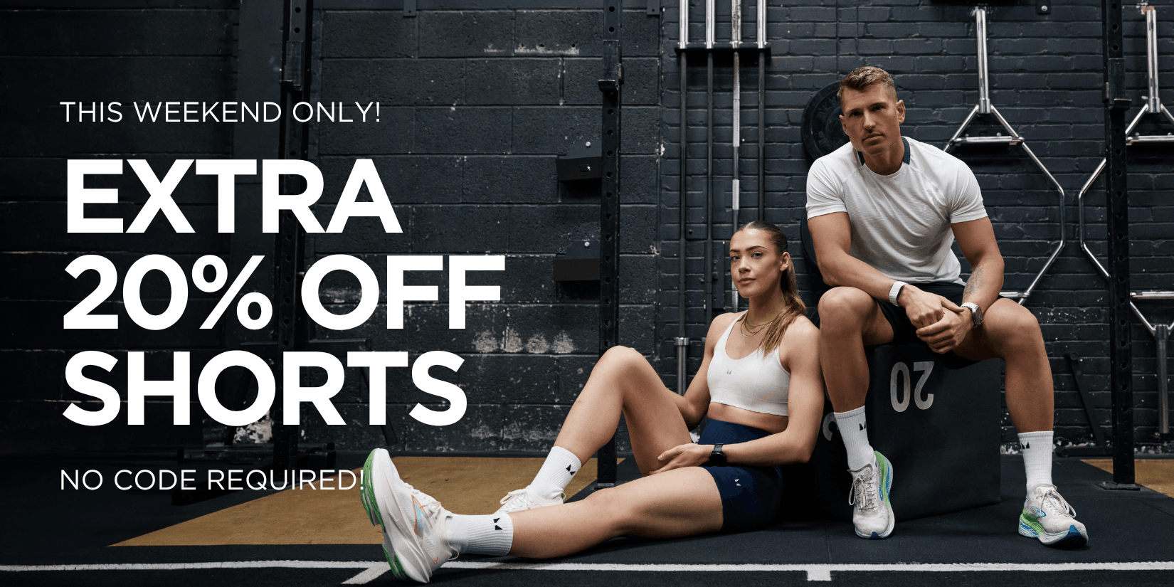 20% off shorts