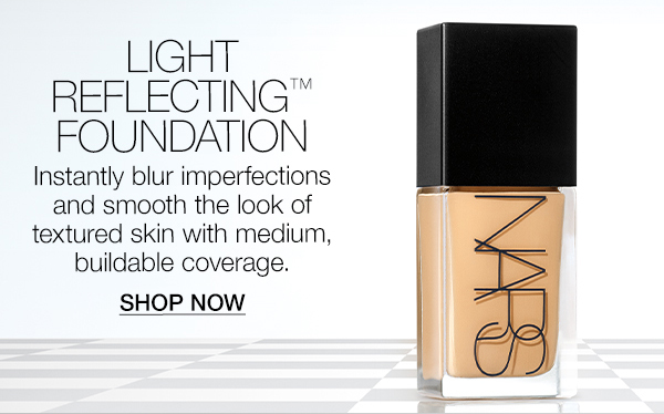 Instantly blur imperfections and smooth the look of textured skin with Light Reflecting™ Foundation.