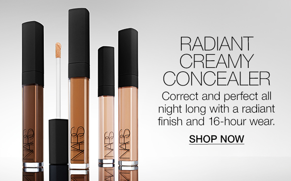 Correct and perfect all night long with Radiant Creamy Concealer’s 16-hour wear.