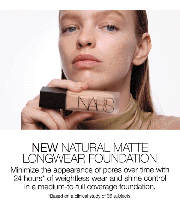 Minimize the appearance of pores over time with NEW Natural Matte Longwear Foundation.
