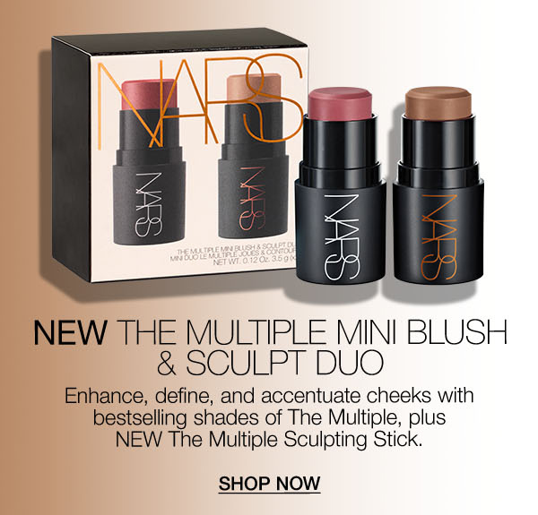 Enhance, define, and accentuate cheeks with NEW The Multiple Mini Blush & Sculpt Duo.
