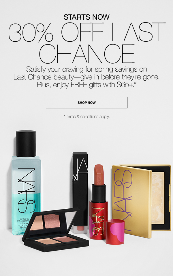 Satisfy your craving for spring savings on Last Chance beauty—give in before they’re gone. Plus, FREE gifts with $65+.