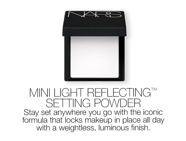 Slot 4: Stay set anywhere you go with Light Reflecting™ Setting Powder to lock makeup in place all day.