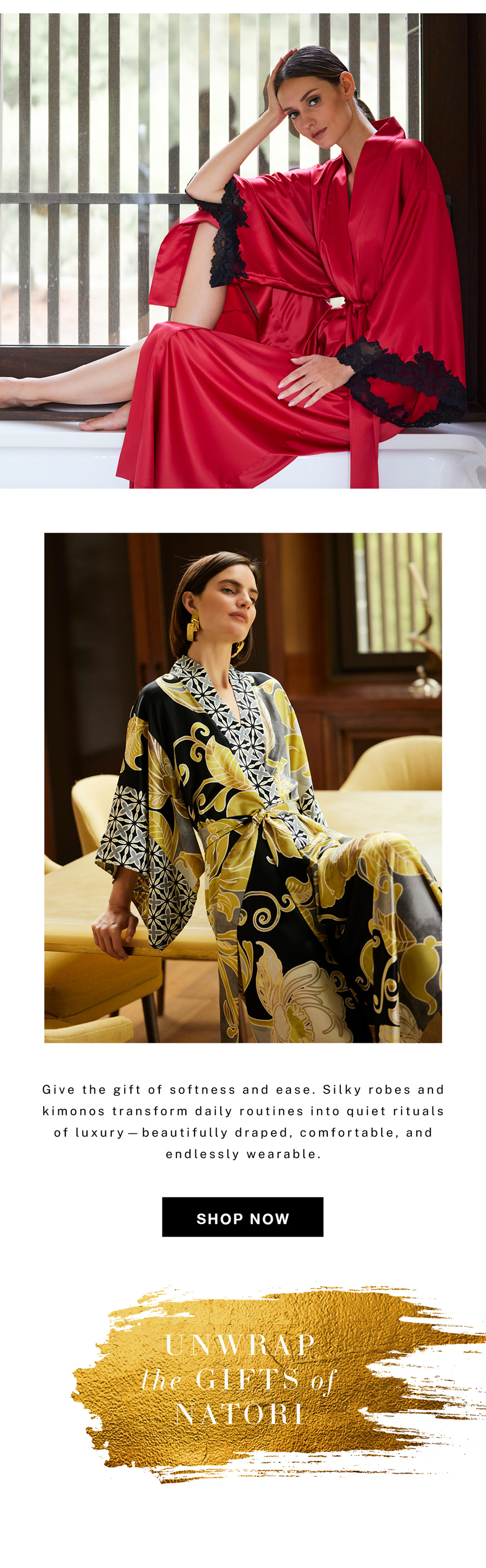 Beautifully draped and endlessly wearable.