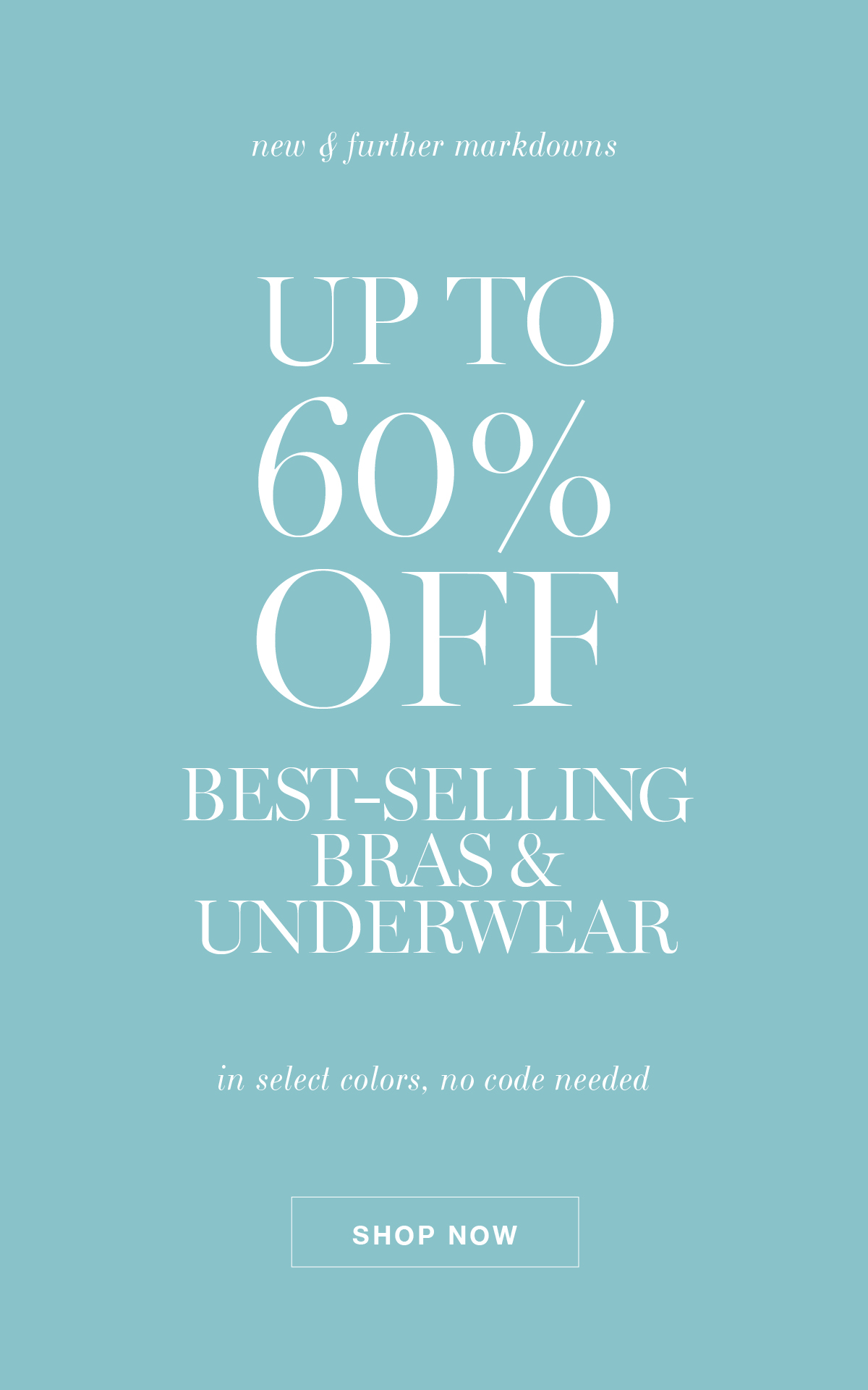 New markdowns added. No code required.