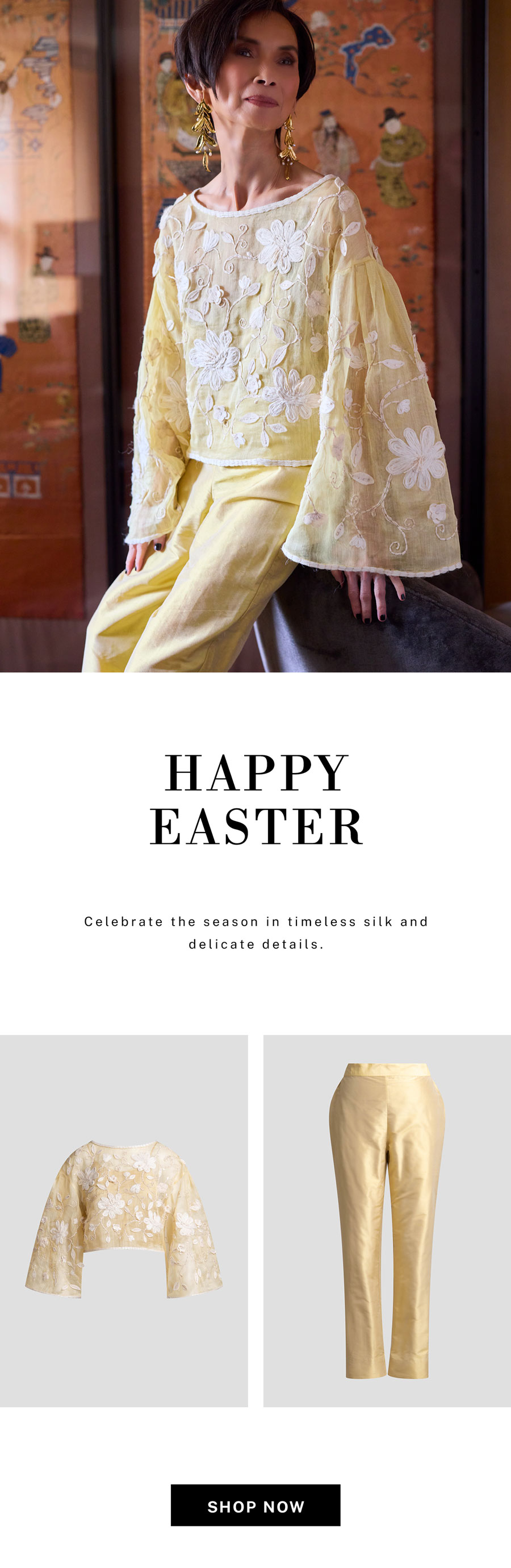 Happy Easter from the Natori family to yours.