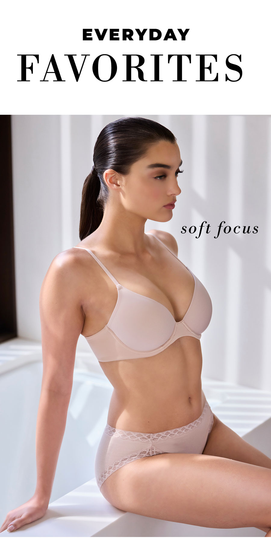 Soft Focus Convertible Demi T-Shirt Bra