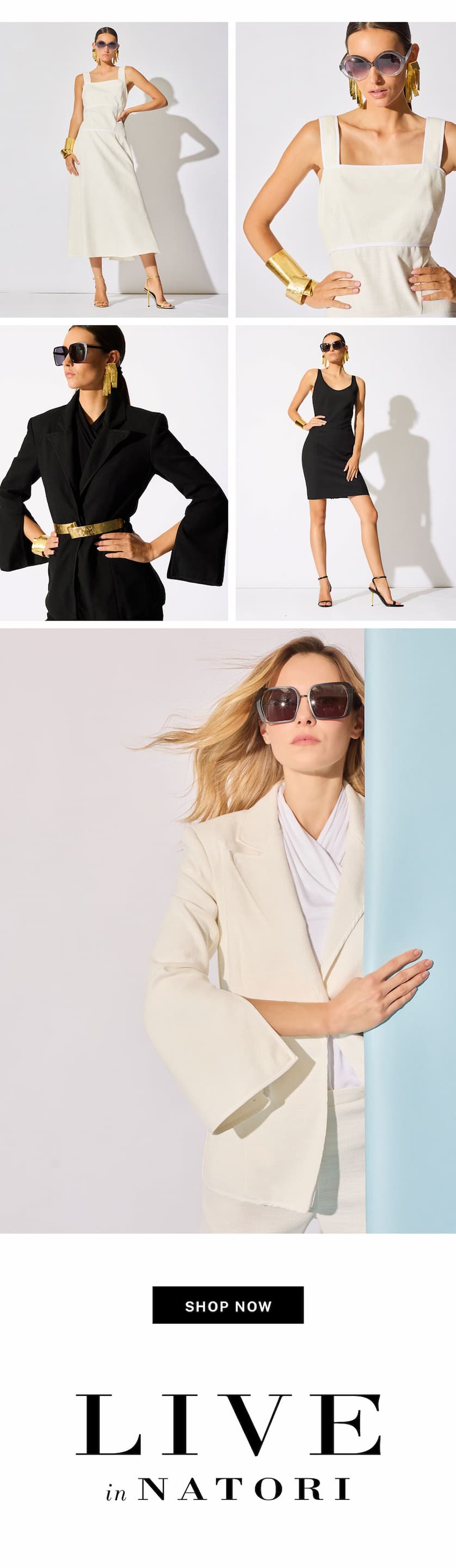 Classic silhouettes with elevated details.