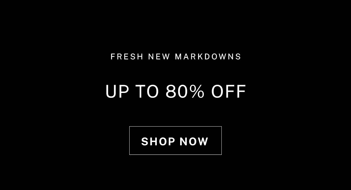 New markdowns 