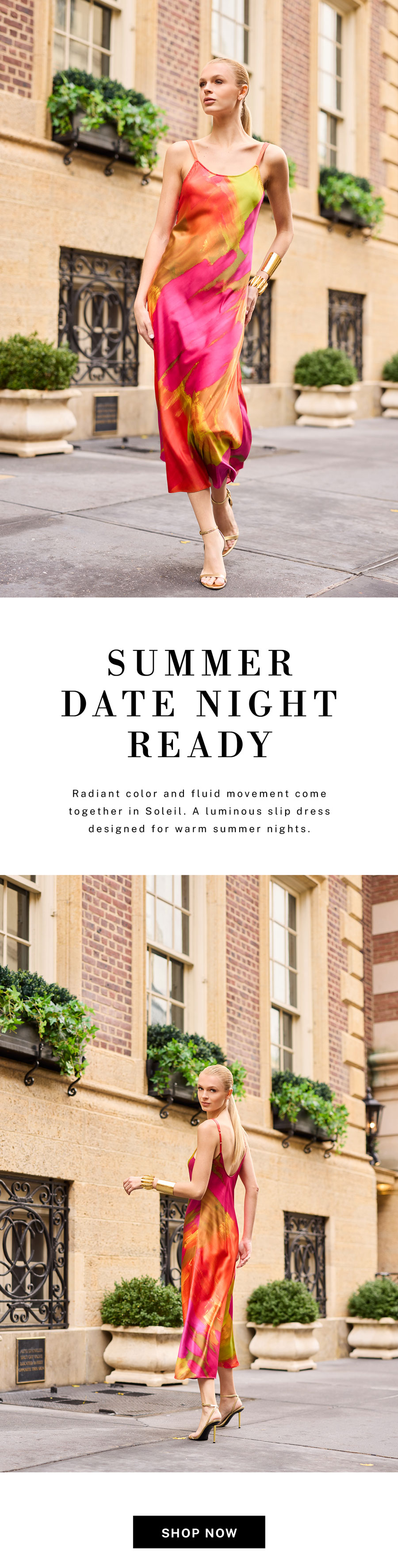 Radiant color and fluid movement come together in Soleil.