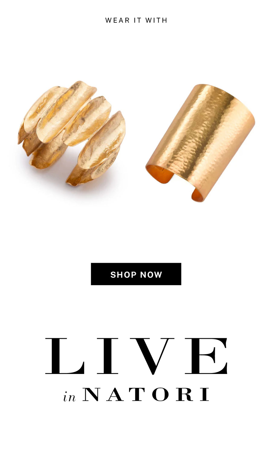 Wear it with bold accessories