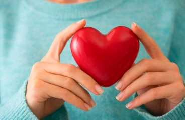 Heart in Woman's Hands