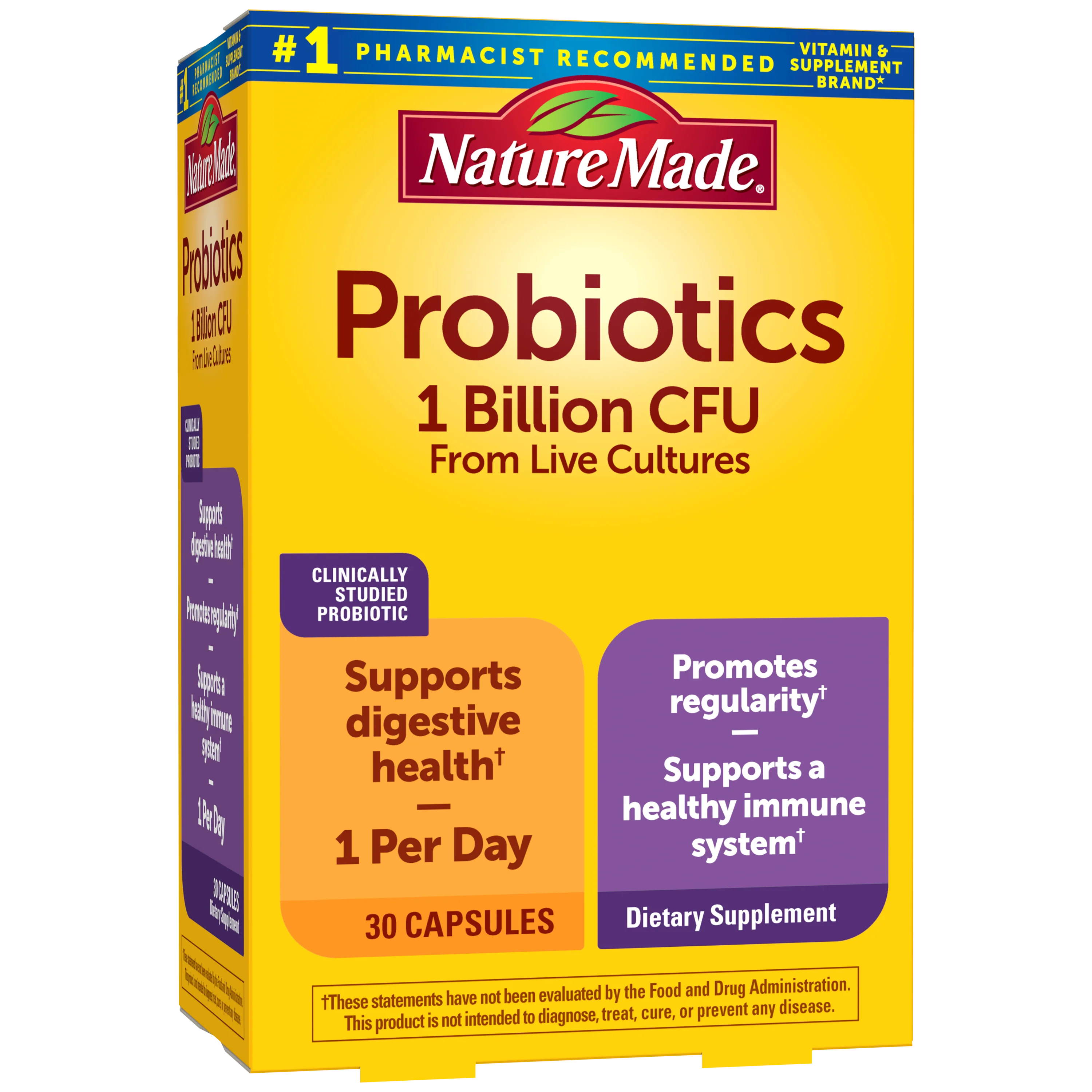 Image of Probiotics 1 Billion CFU From Live Cultures Capsules