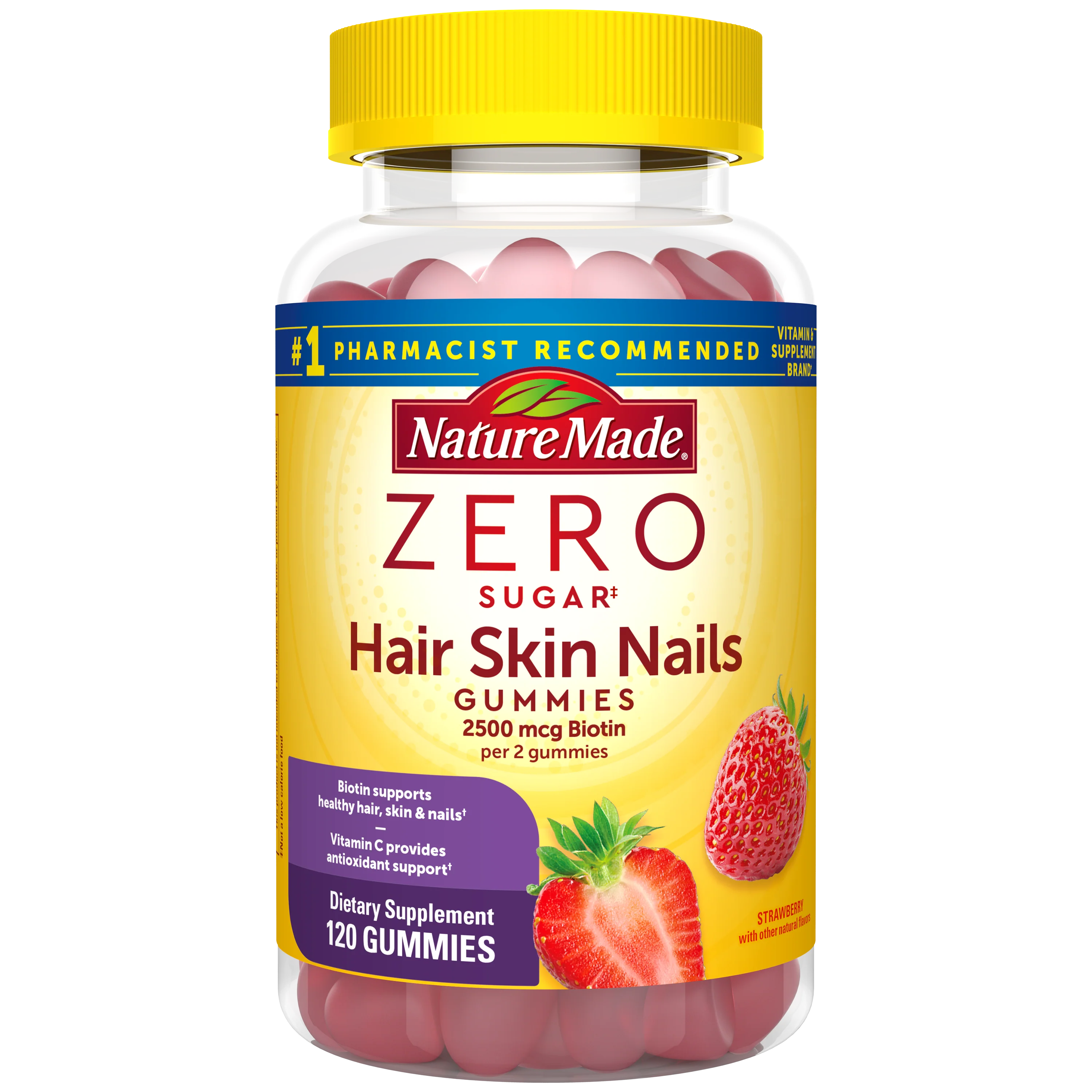 Image of Zero Sugar‡ Hair Skin Nails Gummies