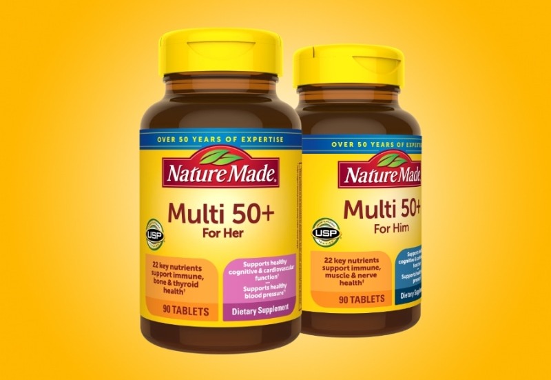 Men’s and Women’s Multivitamin 50+ Tablets
