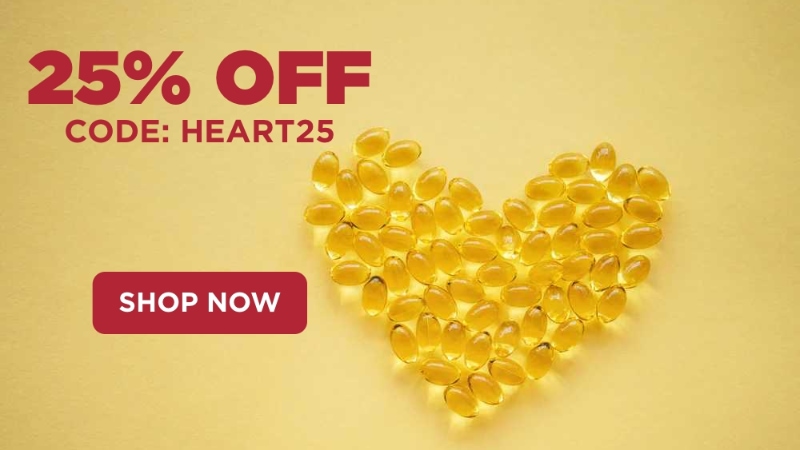 25% OFF Heart Supplements with code: HEART25