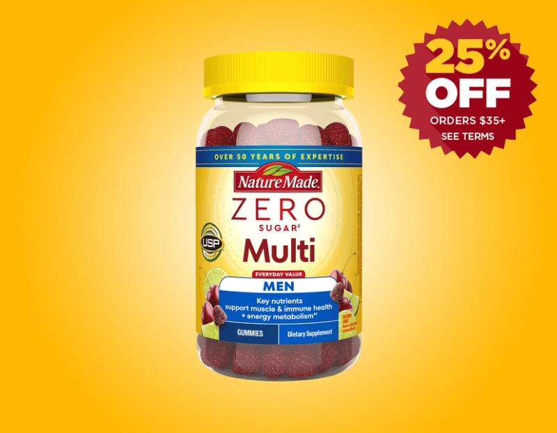 Nature Made supplements on sale with code BLOOM25
