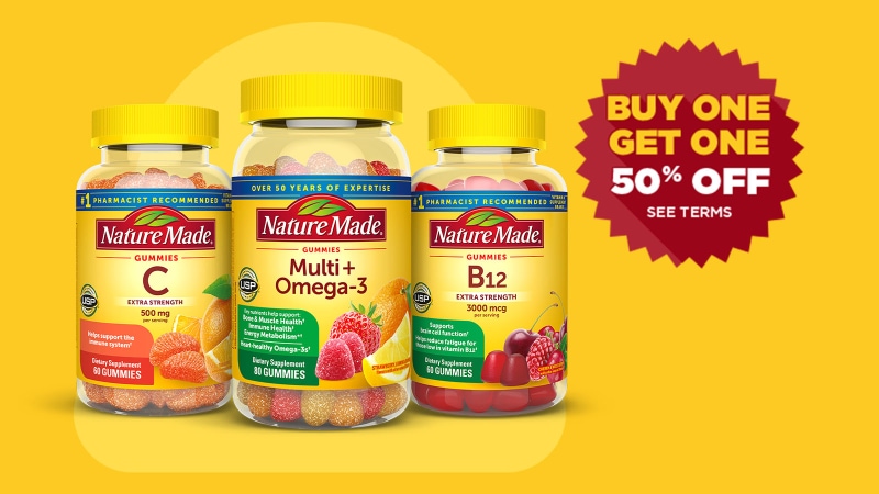 BUY ONE GET ONE 50% OFF