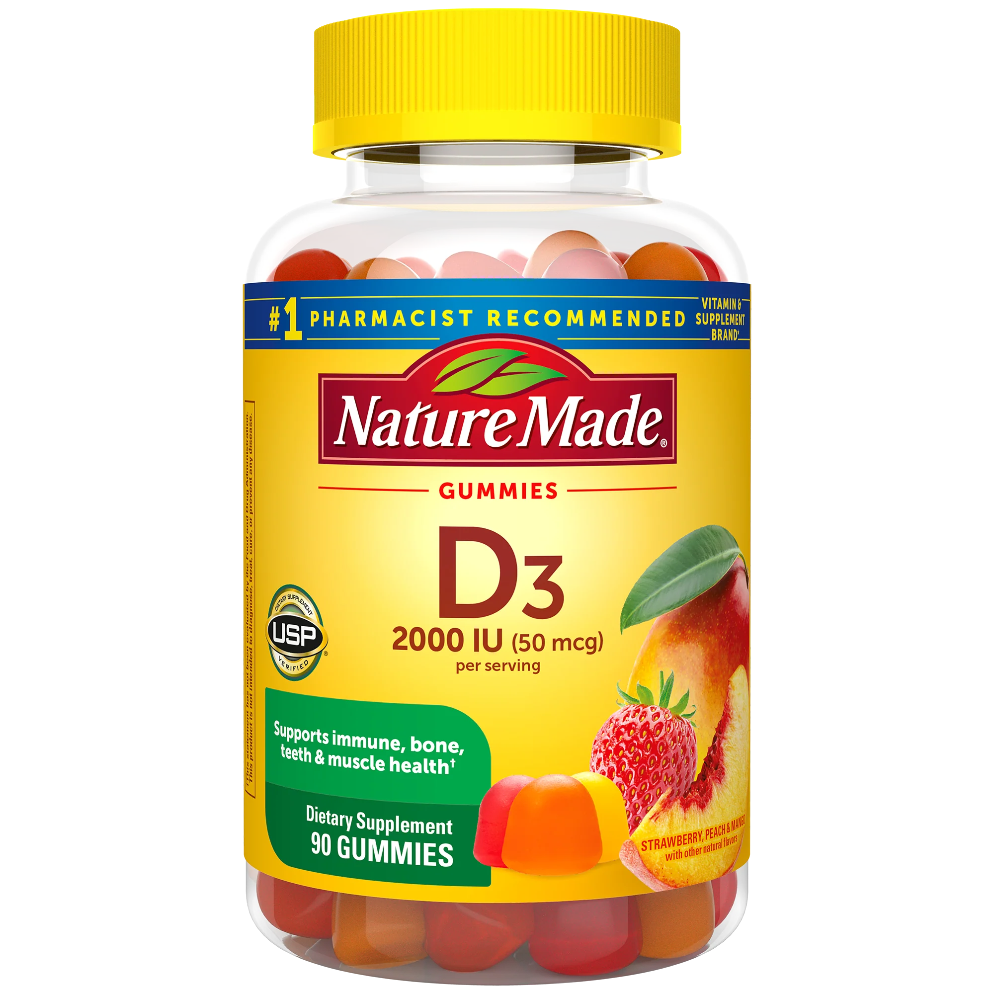 Image of Vitamin D3 2000 IU (50 mcg) Gummies