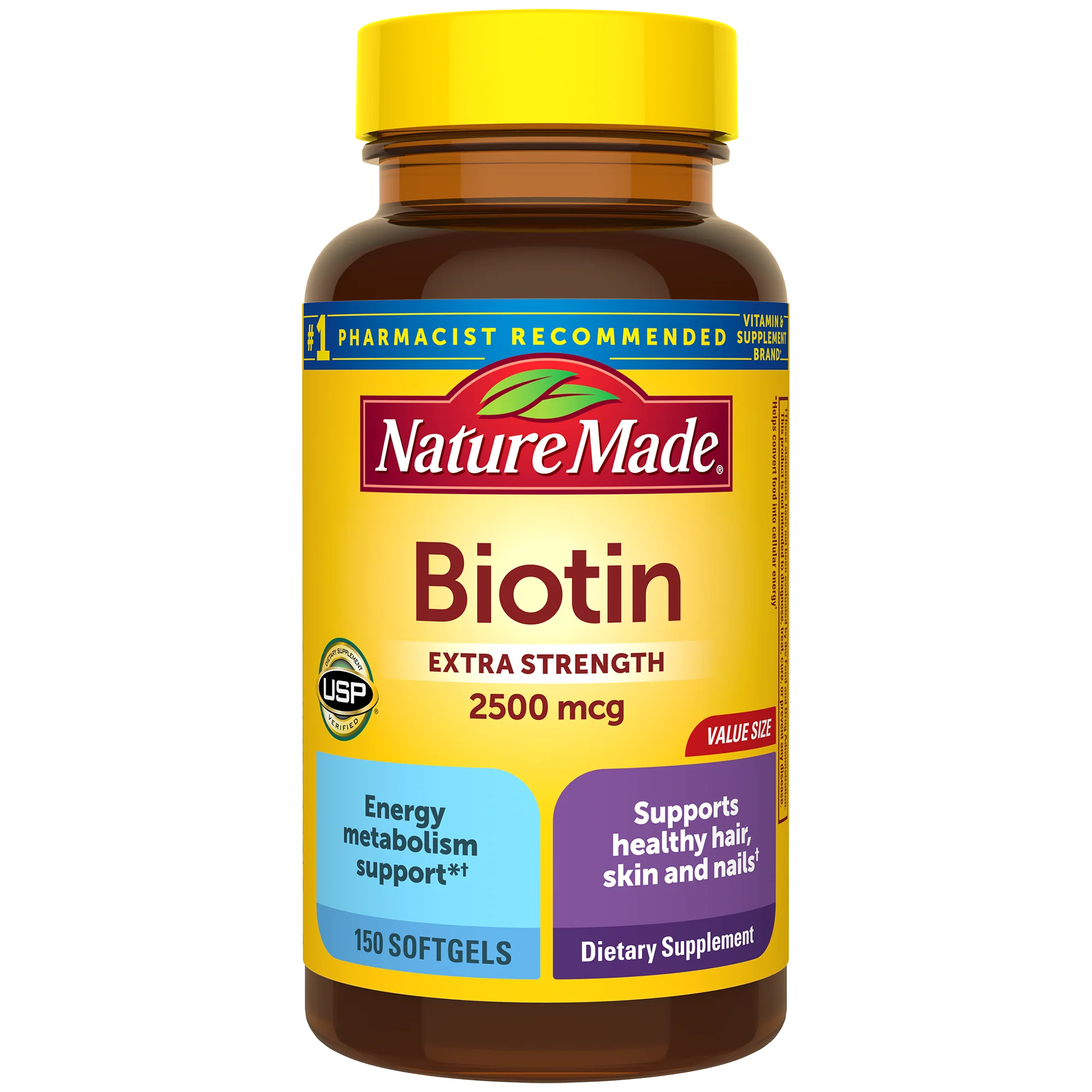 Image of Biotin Extra Strength 2500 mcg Softgels
