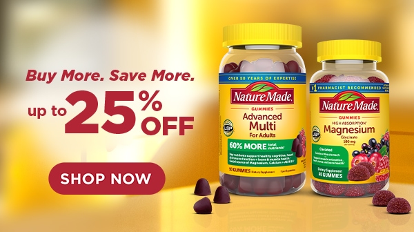 Buy More. Save More. up to 25% OFF | SHOP NOW