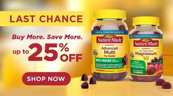 LAST CHANCE | Buy More. Save More. up to 25% OFF | SHOP NOW