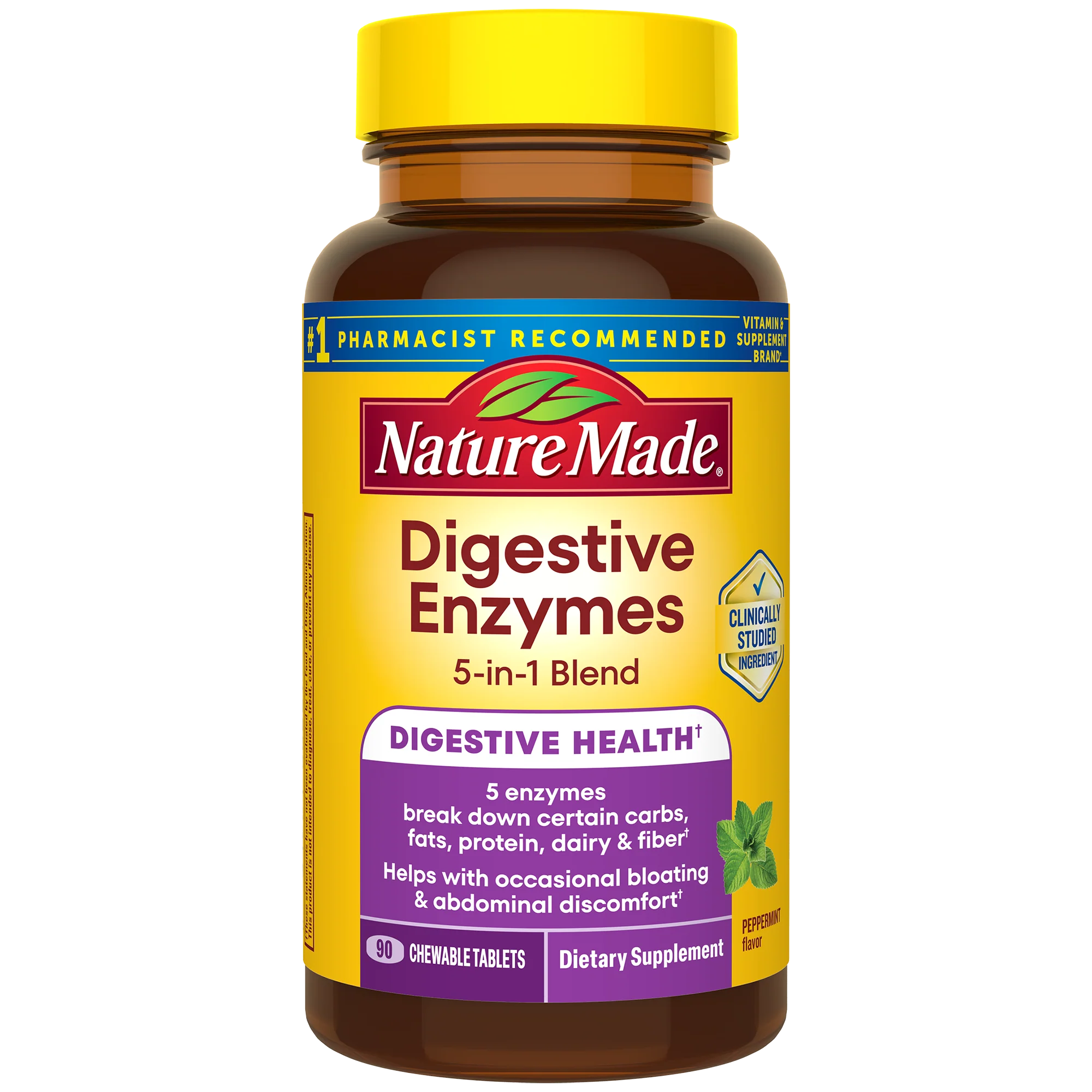 Image of Digestive Enzymes 5-in-1 Blend Chewable Tablets