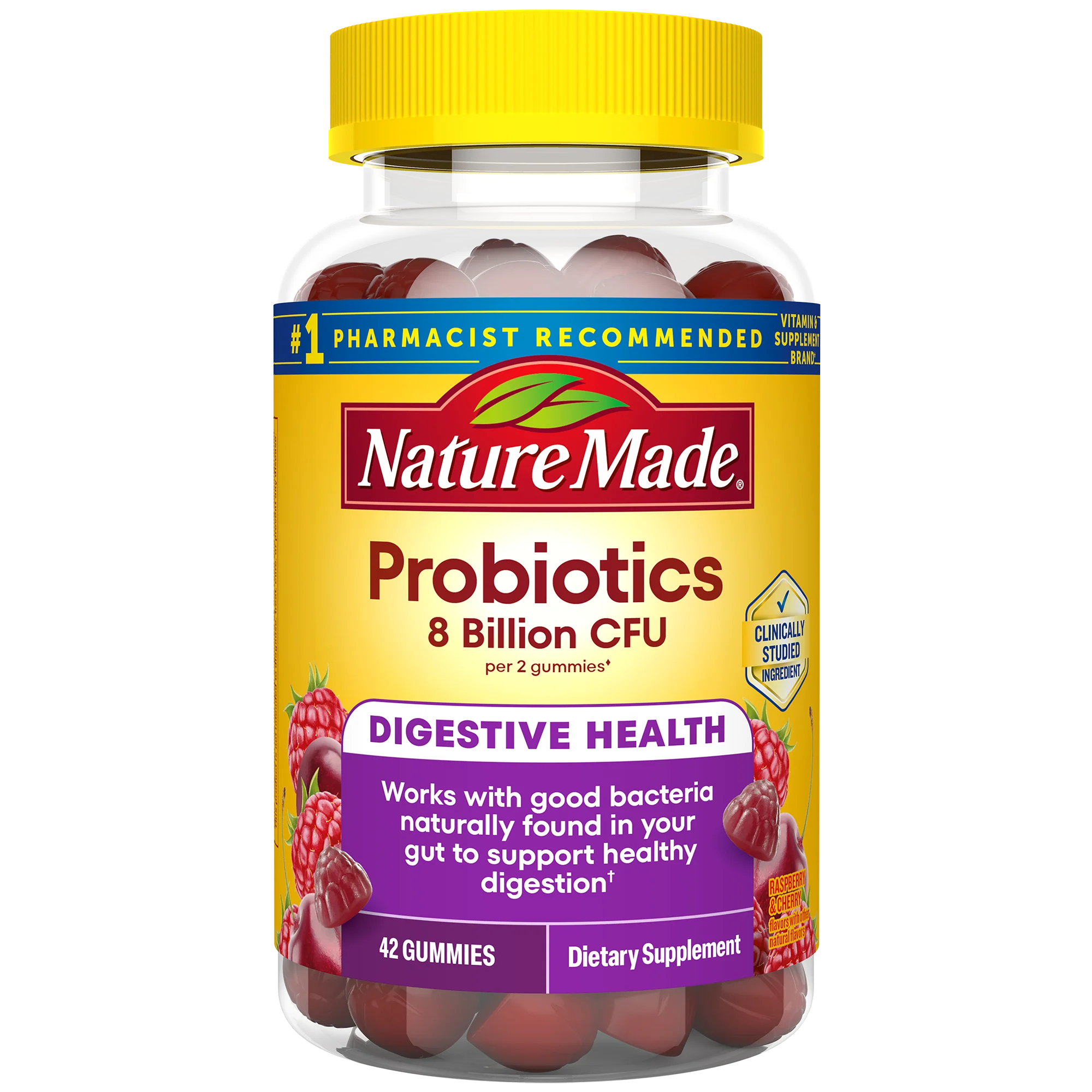 Image of Digestive Probiotics 8 Billion CFU per 2 Probiotic Gummies