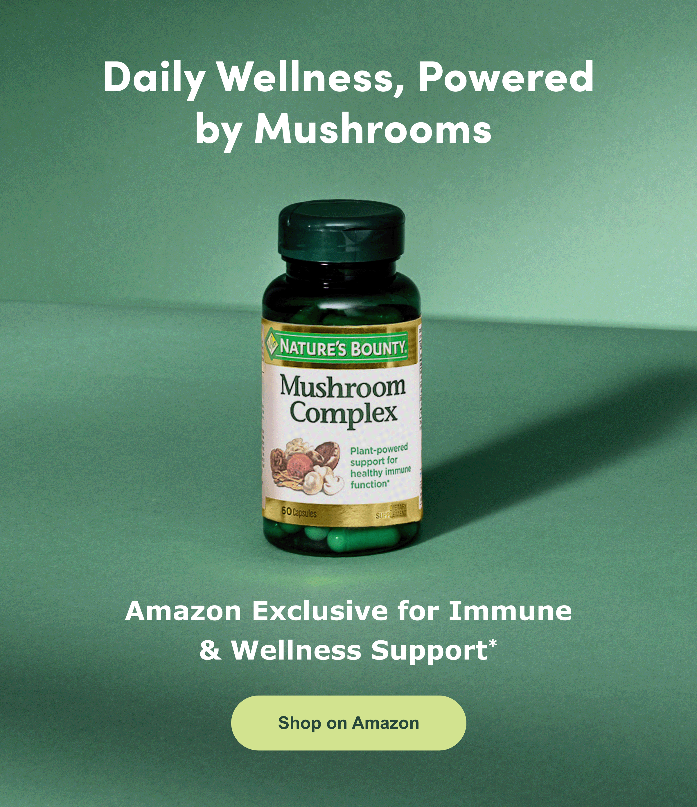 Daily Wellness, Powered by Mushrooms