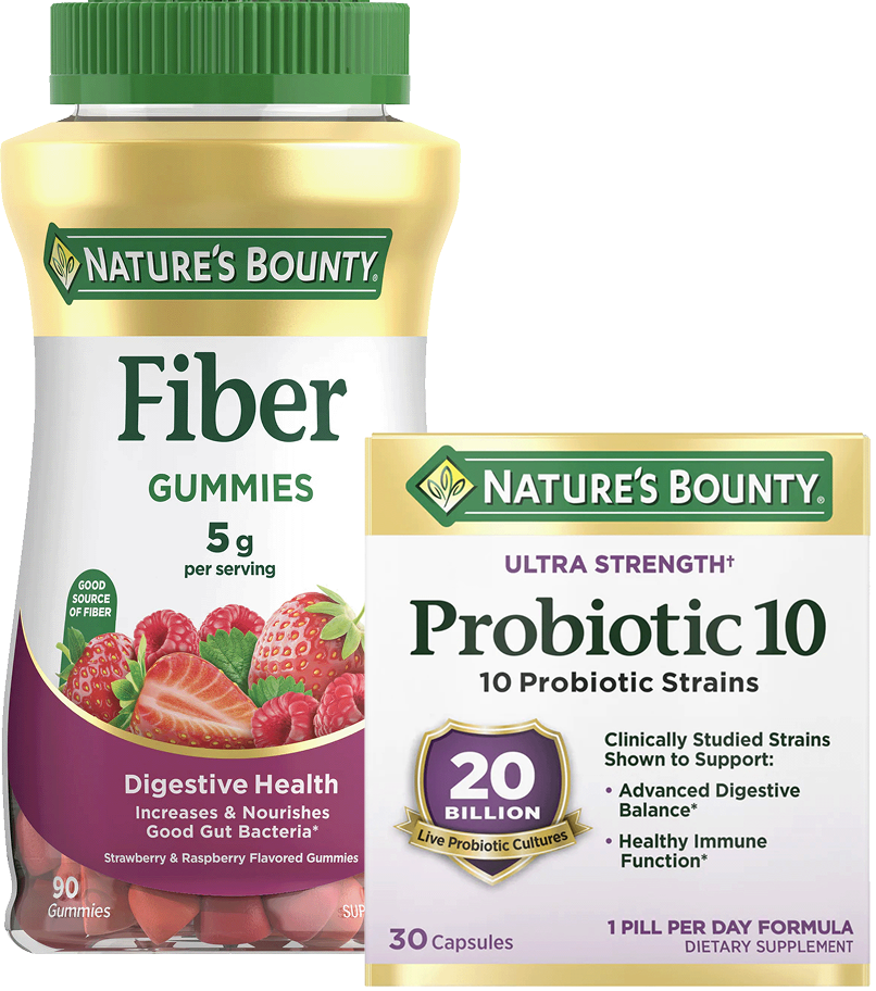 Fiber Gummies + Probiotic 10