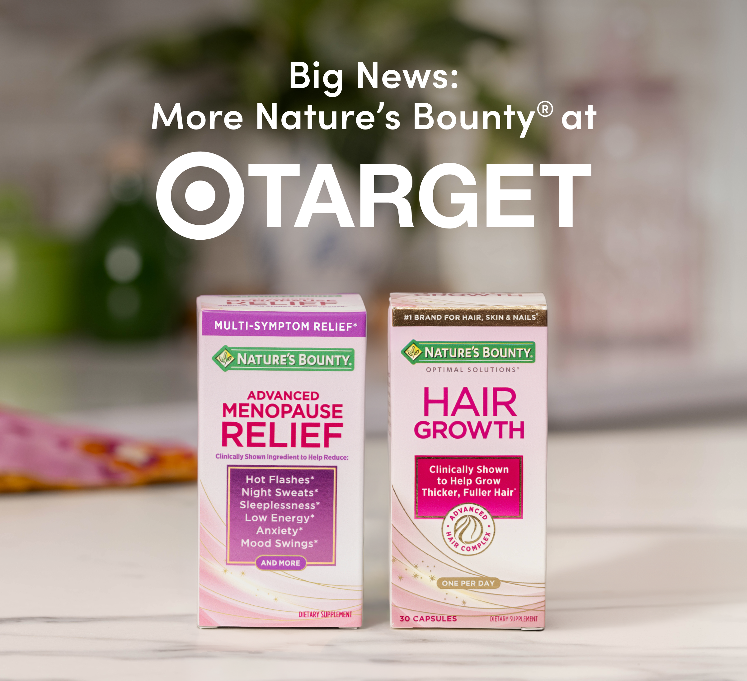 Big News: More Nature’s Bounty® at Target