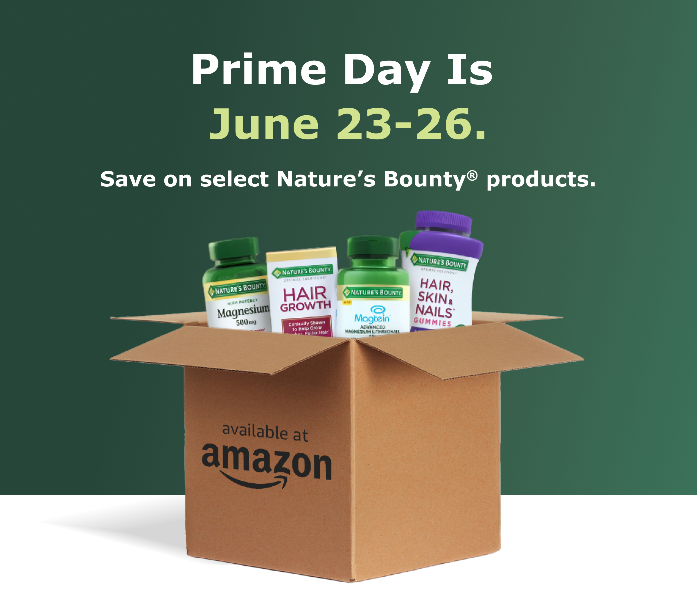 Prime Day Is  June 23-26.