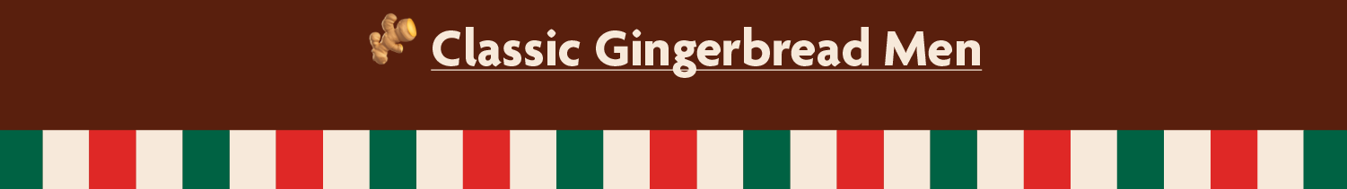 Classic Gingerbread Men 