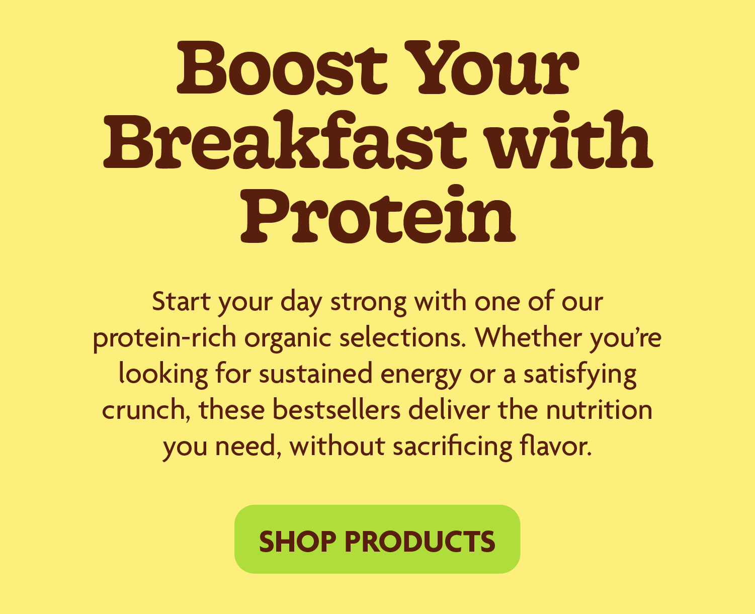 Boost Your Breakfast with Protein