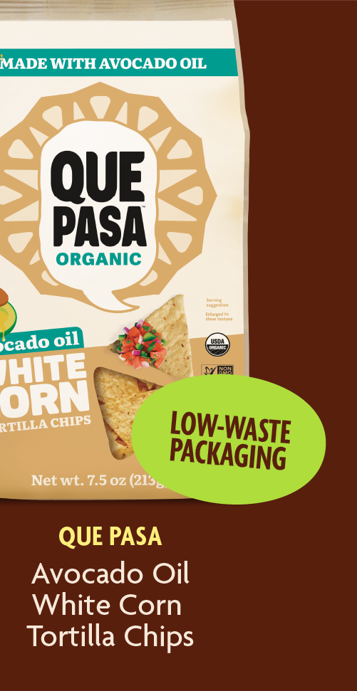 Avocado Oil White Corn Tortilla Chips 