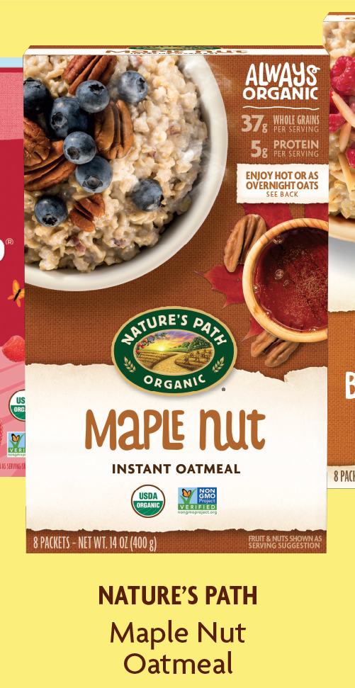 Maple Nut Instant Oatmeal