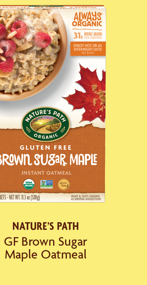 Brown Sugar Maple Gluten Free Oatmeal