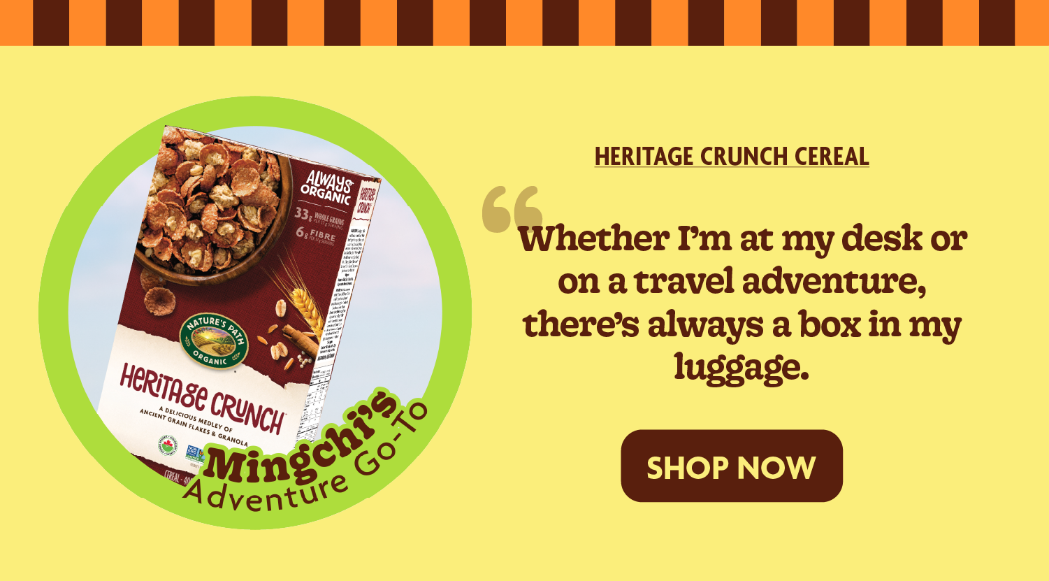 “Whether I’m at my desk or on a travel adventure, there’s always a box in my luggage” 