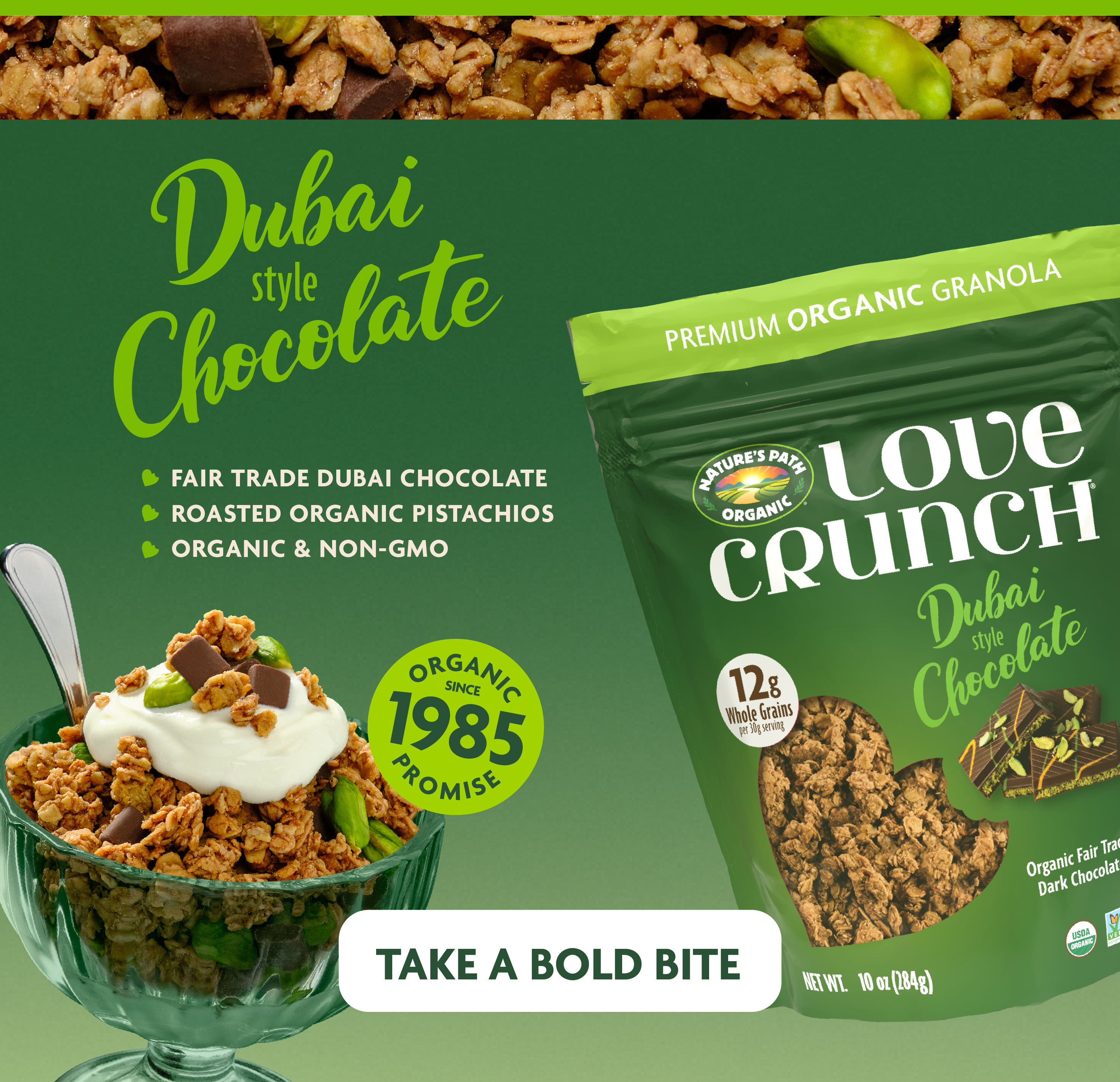 Dubai Style Chocolate. TAKE A BOLD BITE