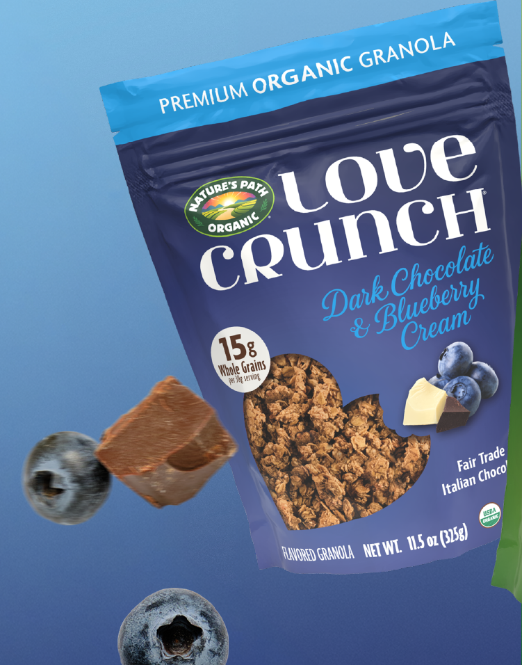 Dark Chocolate & Blueberry Cream.