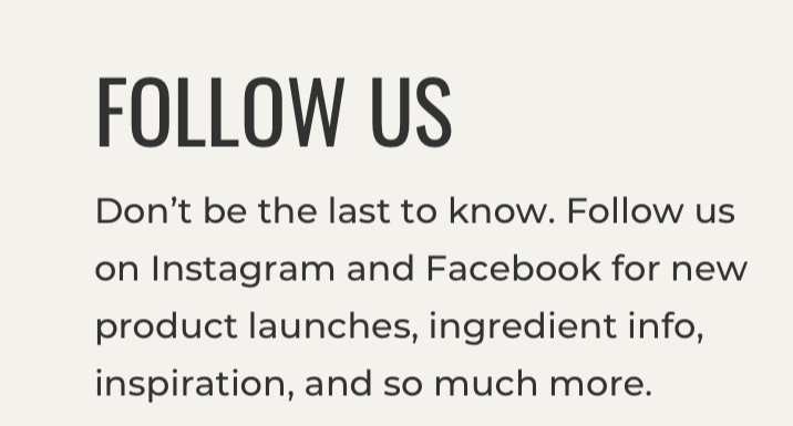 Follow us on Social