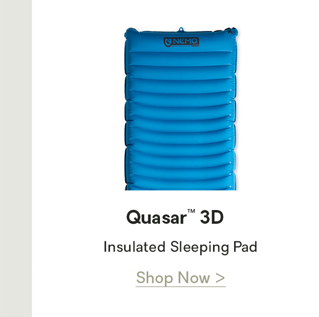 Quasar™ 3D Lightweight Insulated Sleeping Pad