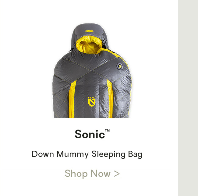 Sonic™ Down Mummy Sleeping Bag