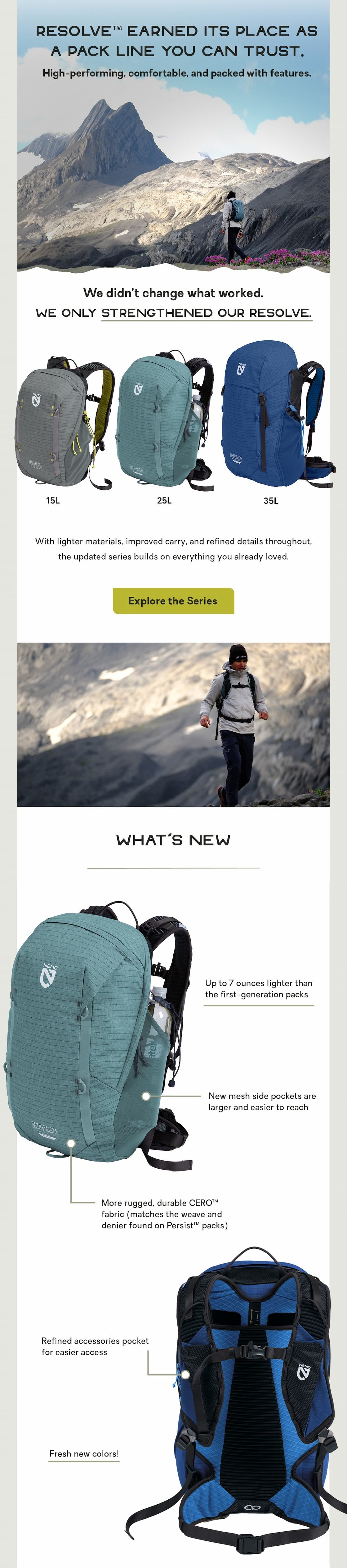 Shop Resolve™ Technical Backpack