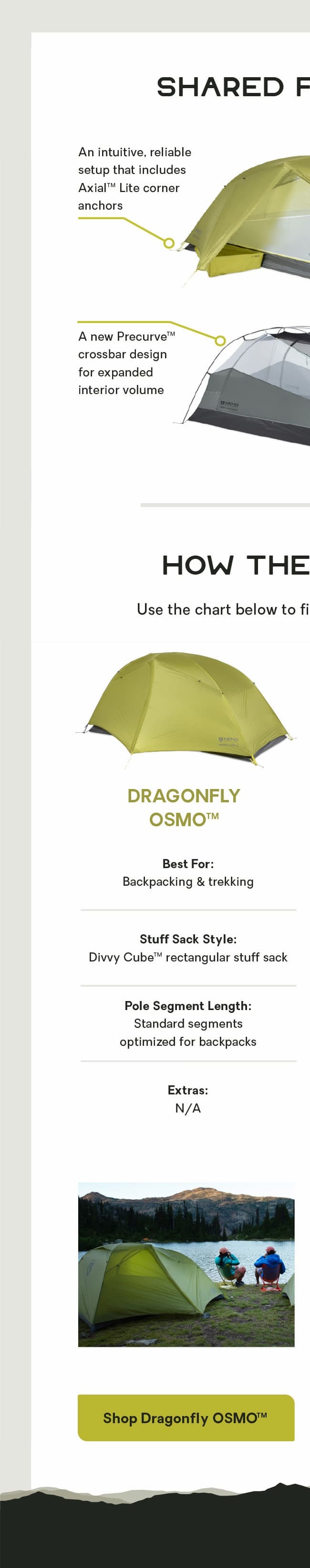 Dragonfly OSMO™ Ultralight Backpacking Tent